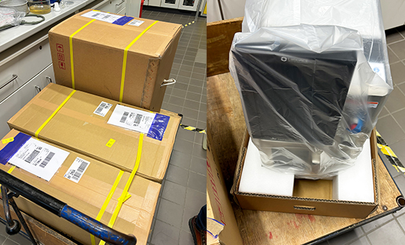 THe parts of the GPC Tool are packed in cartons.